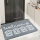 Sisalia lábtörlő Welcome szürke 40x60cm