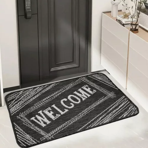Sisalia lábtörlő Welcome antracit 40x60cm
