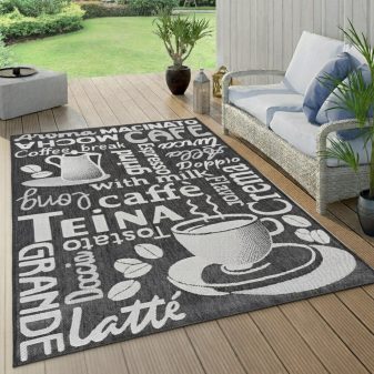     Sisalia síkszövött kültéri/beltéri szőnyeg 19230-80 antracit 140x200cm