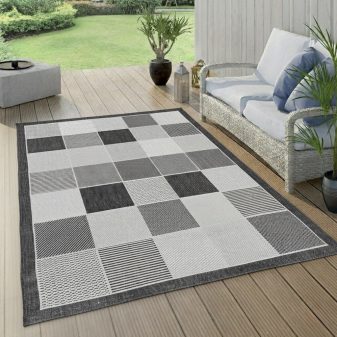     Sisalia síkszövött kültéri/beltéri szőnyeg 1953-08 szürke 140x200cm
