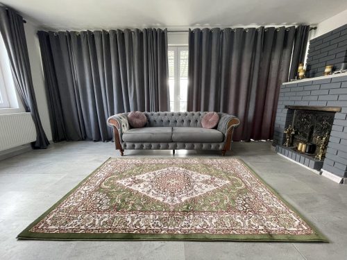 Sultan klasszikus szőnyeg 3010 zöld 3db-os 80xszett (2db 80x150cm,1db 80x250cm)