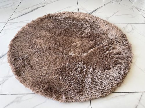Super Touch shaggy szőnyeg camel (sötétbézs) 67cm kerek