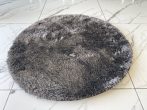   Super Touch shaggy szőnyeg dark gray (sötétszürke) 100cm kerek