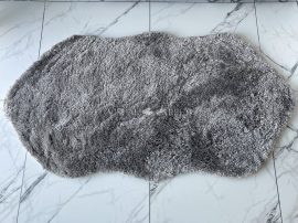 Super Touch shaggy szőnyeg light gray (világosszürke) 67x110cm poszt