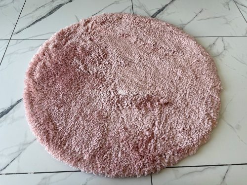 Super Touch shaggy szőnyeg puder (rózsaszín) 80cm kerek