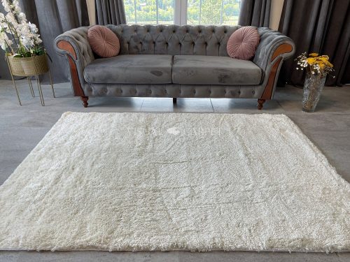 Super Touch shaggy szőnyeg white (törtfehér) 40x70cm