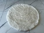 Super Touch shaggy szőnyeg white (törtfehér) 80cm kerek
