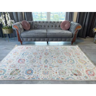 Tebriz Chobi 465 beige (bézs) szőnyeg 200x290cm