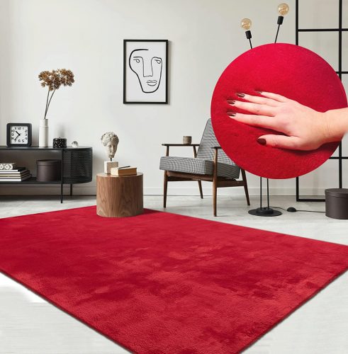 Velux plüss szőnyeg piros 60x110cm