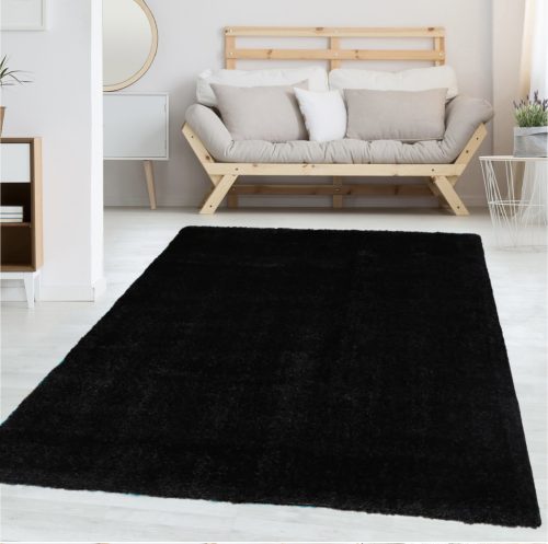   Venezia shaggy szőnyeg Fekete 120x170cm