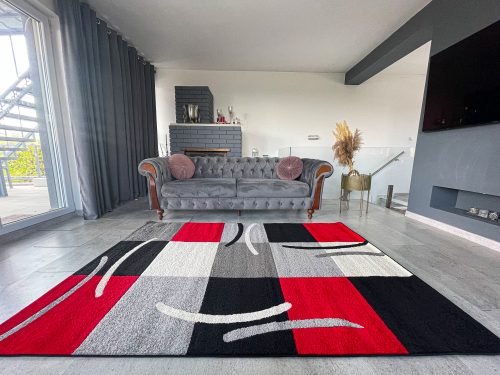 Venita szőnyeg 4771 piros-fekete 160x230cm