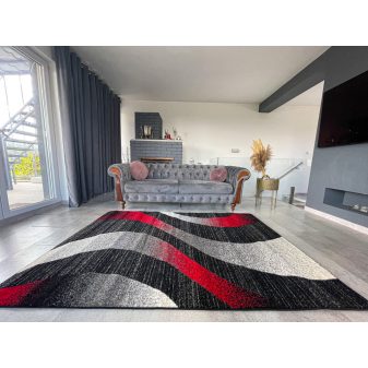 Venita futószőnyeg 4802 piros-fekete 60x220cm