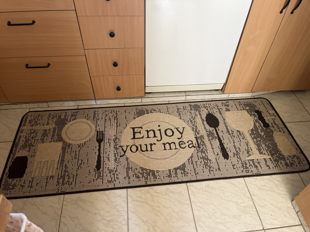 Sizal konyhai szőnyeg enjoy minta 67x180cm
