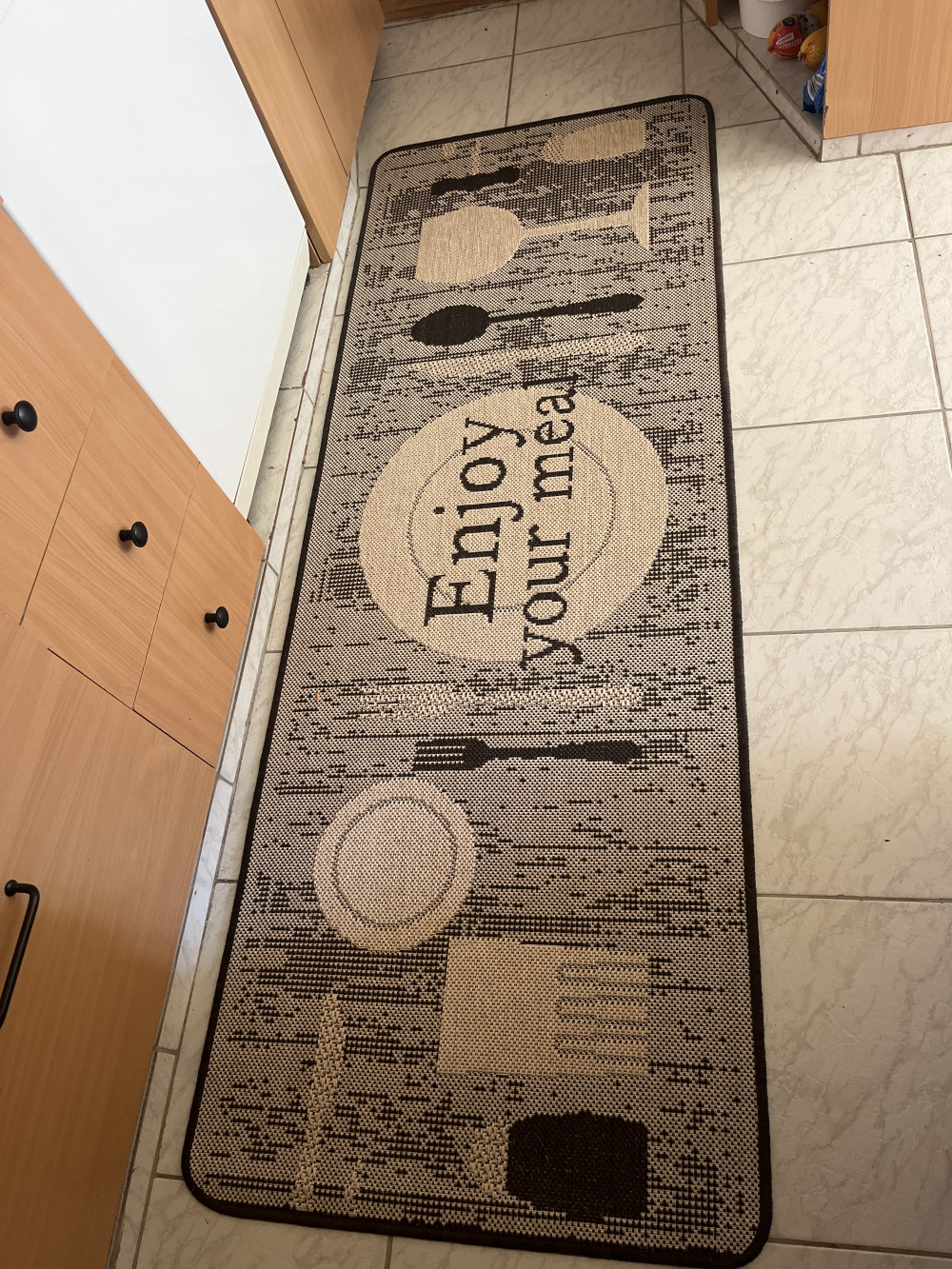 Sizal konyhai szőnyeg enjoy minta 67x180cm
