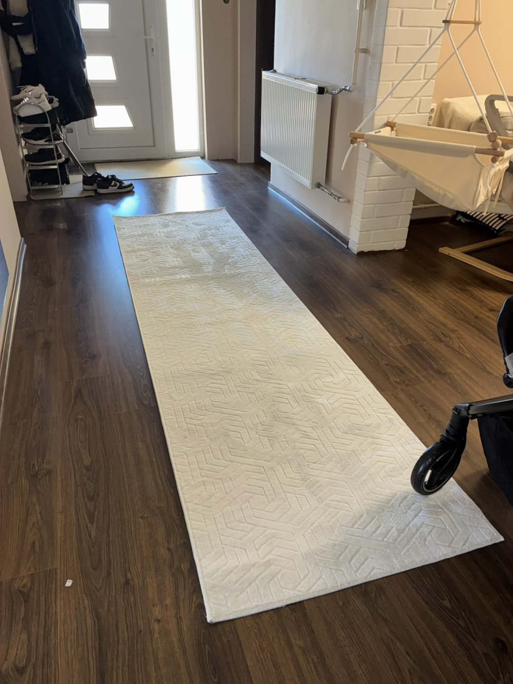   Armoni futószőnyeg méterben krém 60cm széles
