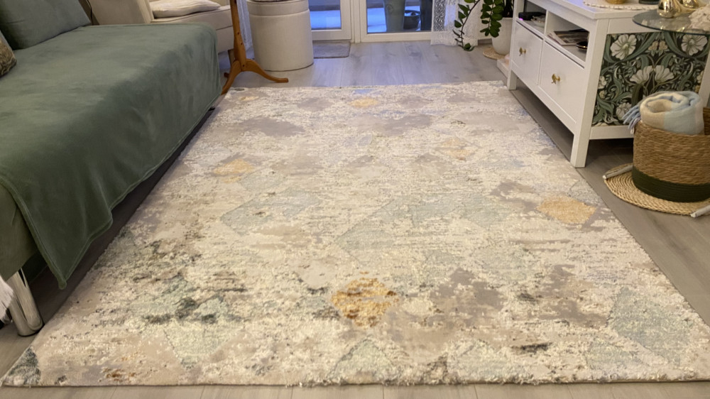 Athena szőnyeg 6982 krém-zöld-arany 80x250cm
