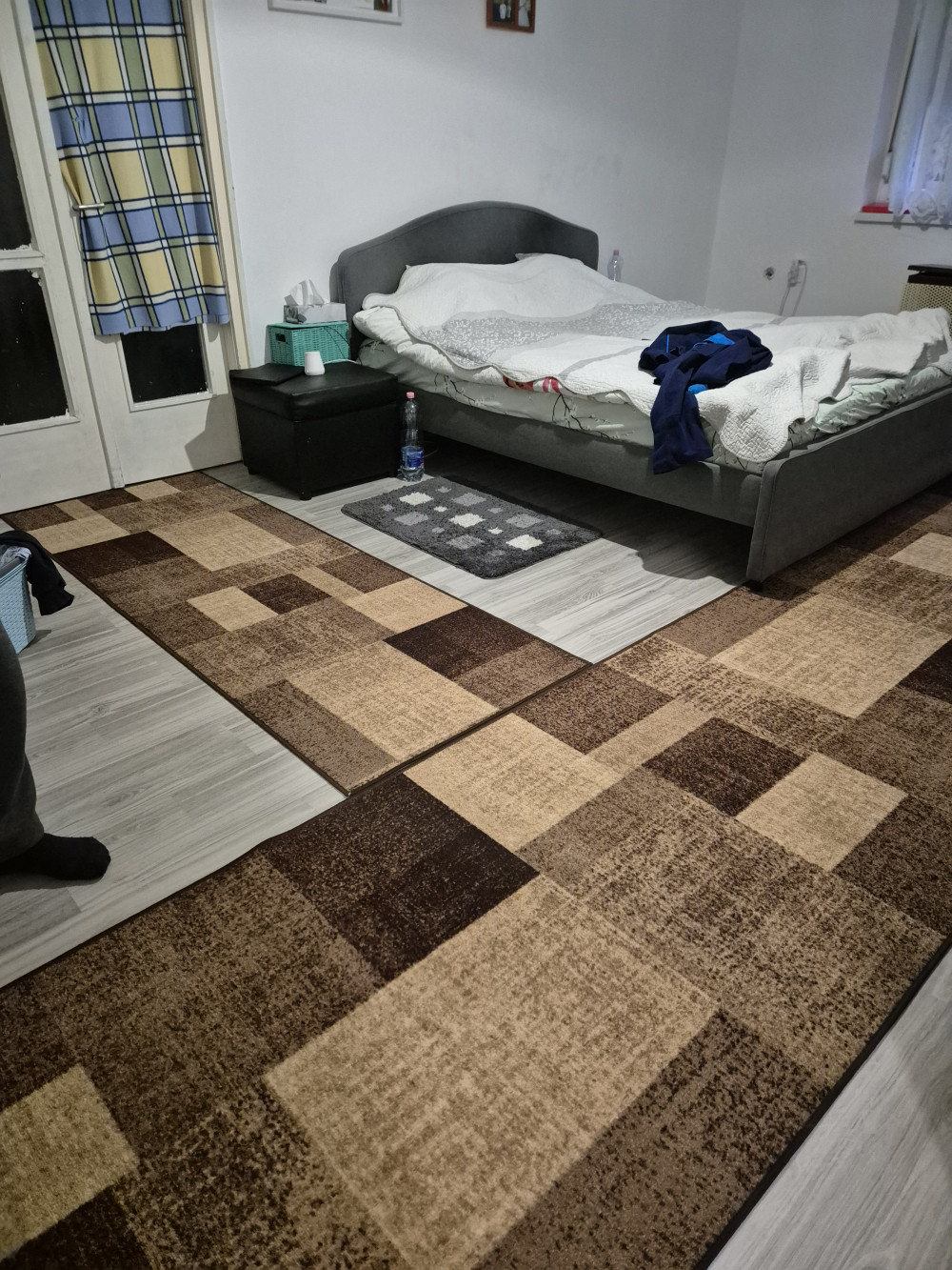    Futószőnyeg méterben Nepal kék-szürke 100cm