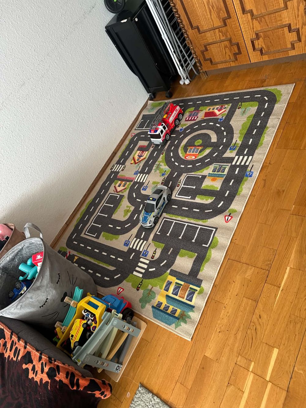    Gyerek szőnyeg bézs autópályás 200x280cm
