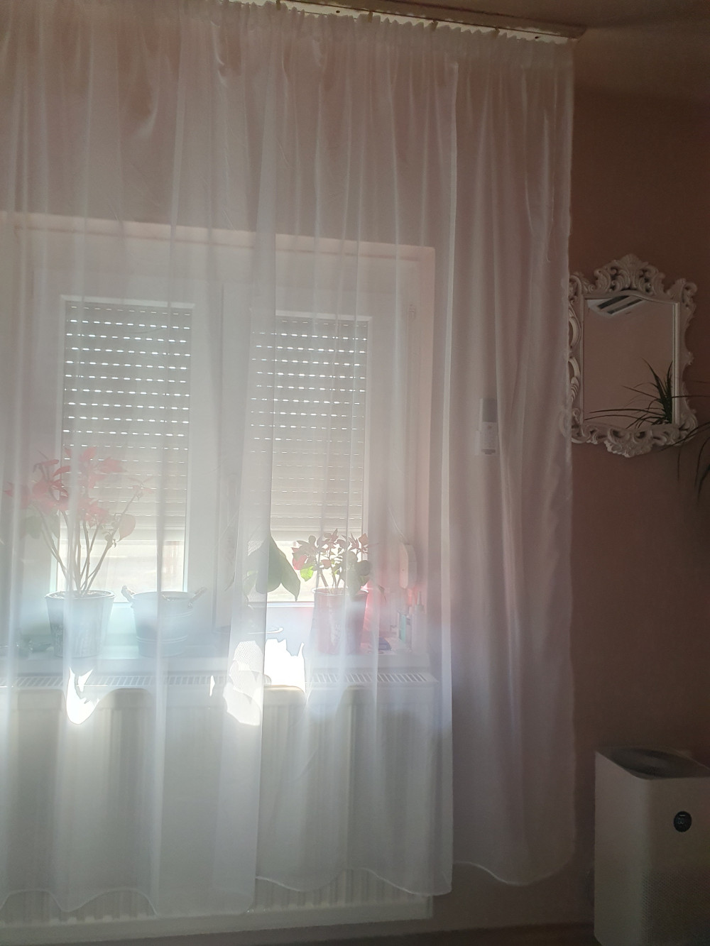  Kész függöny Erza voile fehér 400x260cm
