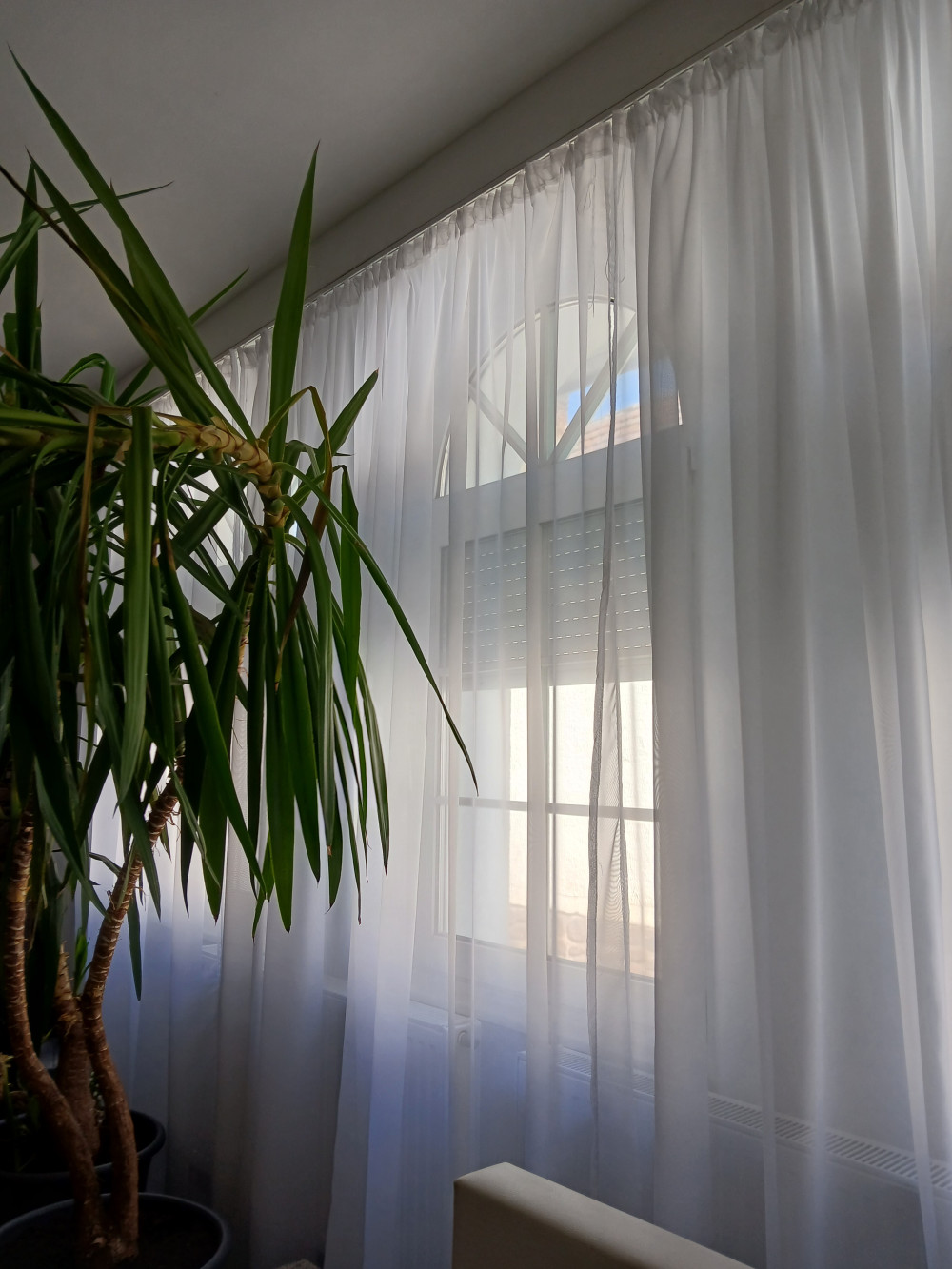  Kész függöny Erza voile fehér 300x250cm